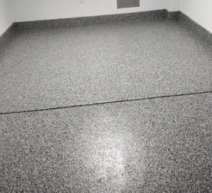 Polished concrete floor